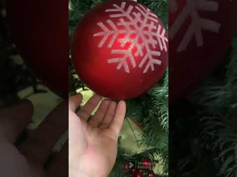 ASMR christmas decoration taps