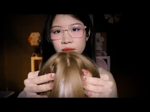 ASMR head relax make you sleep well right now