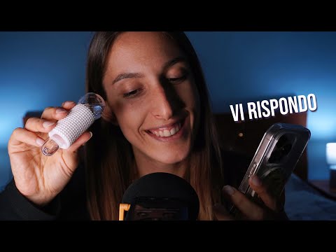 RISPONDO ALLE VOSTRE DOMANDE ANONIME 🤫 Whispering intenso | TASCAM | ASMR ita