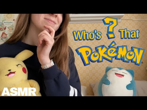 ASMR for Pokemon Fans | Who's That Pokemon? Guessing Game