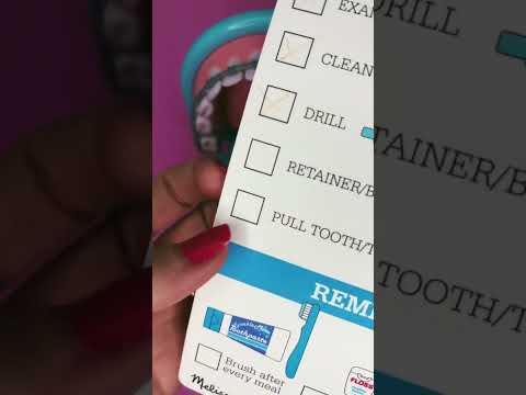 ASMR de dentista para relaxar #shorts