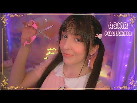 ⭐ASMR Peluquería Kawaii 🍓*ฅ^•ﻌ•^ฅ*🍓[Sub] Corte de Cabello Realista en Español