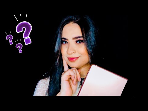 ASMR:TE FAZENDO PERGUNTAS ÍNTIMAS E POLÊMICAS!😳🙈