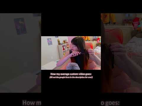 How my average custom video goes: 😂😂 ─♡─ #asmr #comedyasmr