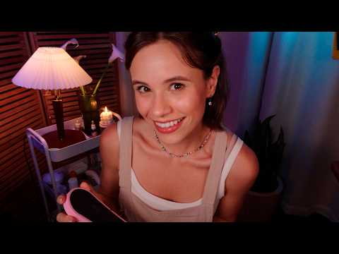 ASMR Para Cansados: Massagem nos Pés, Esfoliação e Escalda-Pés [Roleplay de Podóloga Inédito]