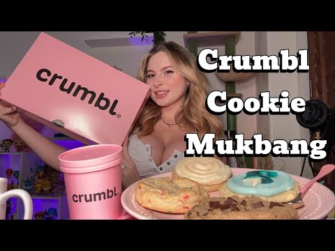 Cookie Crumbl 🍪 Mukbang! ASMR