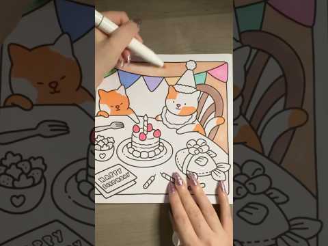 ASMR | I want this cake #asmr  #relax  #coloring
