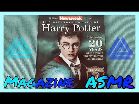 ASMR ~ Whispering Fun Facts & Magazine Flipping