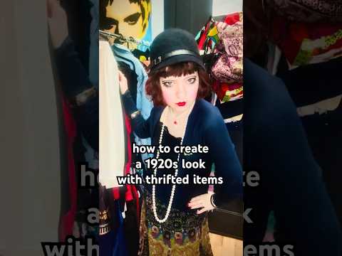 how to style a 1920s outfit with thrifted items 💋 song is by marion harris #vintage #1920s #thrift
