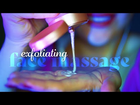 ASMR ~ Facial Scrub Massage ~ Personal Attention, Layered, Closeup