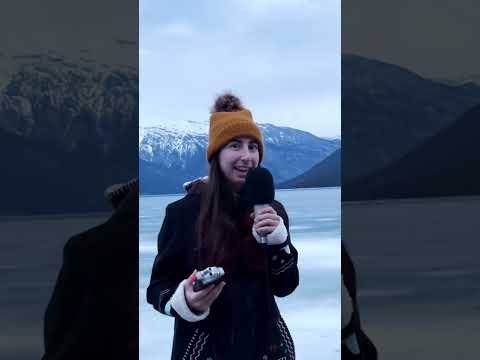 ASMR In The Canadian Rockies #asmr #shorts #banff #whisper
