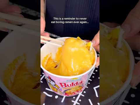 THIS IS A REMINDER TO NEVER EAT BORING RAMEN AGAIN #shorts #viral #mukbang