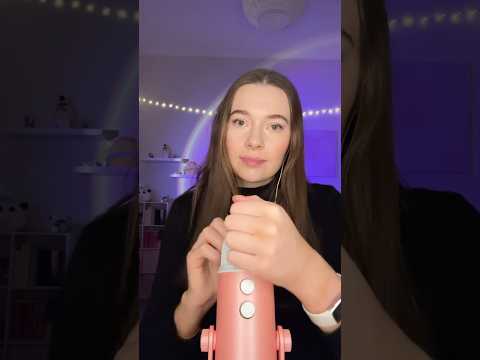 ASMR natural nail tapping, mic scratching #asmr #visualtingle #asmrtriggers #tingles