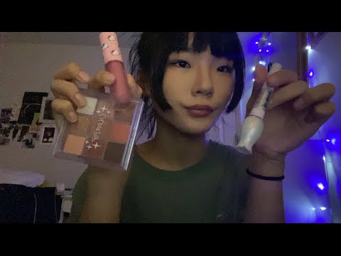 doing ur makeup at a sleepover rp-asmr