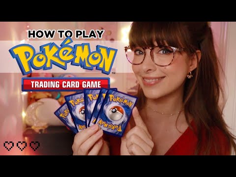 ASMR 💫 Teaching You How To Play The Pokemon Trading Card Game! Relaxing Lessons & Practice Battle!