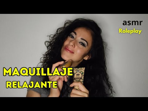 RELÁJATE 😪mientras te pongo MAQUILLAJE | Roleplay en español