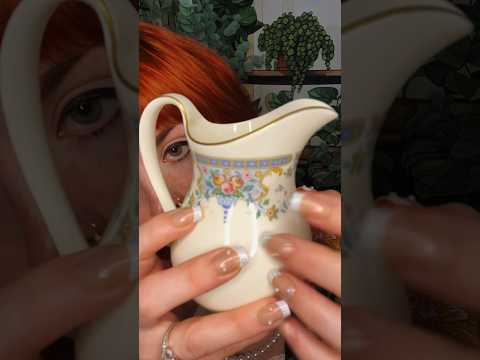 ASMR Pouring the Tea🫖☕️ #sleepytriggers #asmrroleplay #tinglysounds #tapping #asmr #pouring