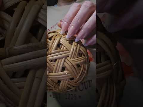 Wicker Ball Scratching #asmr
