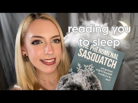 ASMR Reading To You About Bigfoot ~ up close, ear to ear whispers