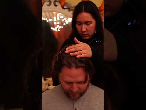 Part 5 | See our 2nd Channel @SemideandSethASMR for full #asmr video! Barber Neck Massage #calm