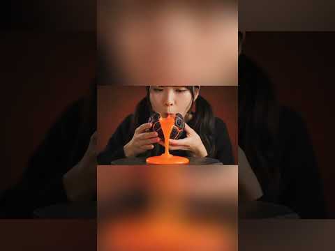 Eating Pinapple Lava #asmrvideo #eatingsounds #mukbang