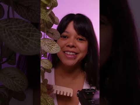 Tes cheveux sont des feuilles 🌿 #asmr #softspoken #asmrvideo #asmrcommunity