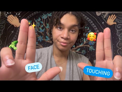 ASMR - Face Touching (Crystal)