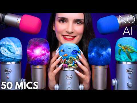 ASMR Mic Scratching BUT Mics & Covers CHANGE Every Few Secs! 😱 50+ Nails - No Talking for Sleep 4K