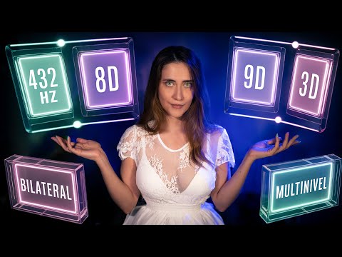 ASMR 432 hz, 3D,  MULTINIVEL, 8D, 9D Y BILATERAL! Tu Eliges... para dormir profundo