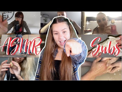 [ASMR] MY SUBSCRIBERS DO ASMR! 🦋 (Part 2) | Meine Reaktion | ASMR Marlife