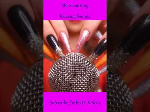 ASMR Mic Scratching Without Cover ❤️ #asmr #shorts