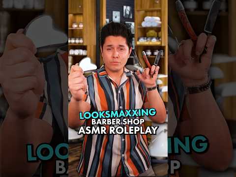 Looksmaxxing Haircut & Shave | ASMR Roleplay