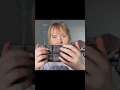 chocolate bar tapping & scratching ##chocolatebar #chocolate #tappingsounds #asmrshorts