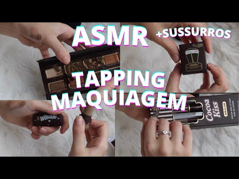 ASMR TAPPING MAQUIAGEM COLEÇÃO WILLY WONKA -  Bruna Harmel ASMR