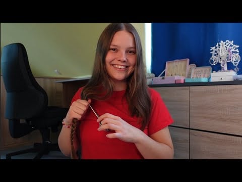 Hair Transition | Cutting My Own Hair ASMR