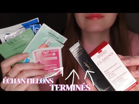 ASMR 🌙 Échantillons Produits Terminés, Mon Avis