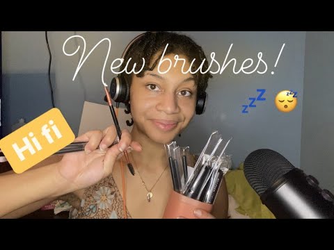 ASMR - New Brushes Haul!  *chaotic* Hi- Fi Tingles (Thank You Jess)