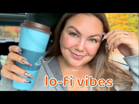 asmr/ coffee + chit chat in my car☕️ (peaceful ASMR for sleep + connection🫶🏼)