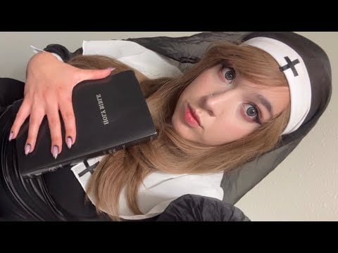 [ASMR with BGM] - Kind Nun Soothes Your Soul (Shushing, No Talking)