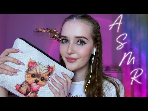 ASMR ♡моя новая косметика💄триггеры и таппинг💜asmr my new cosmetics🦋