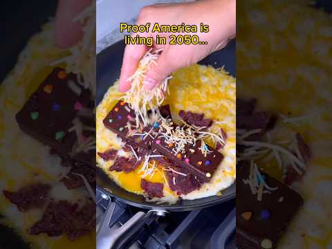 Proof America is living in 2050… #food #eating #breakfast #EasyRecipe #cooking