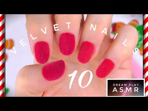 10🎅🏻 ★ASMR [german]★ VELVET NAILS - how I do my nails | Dream Play ASMR