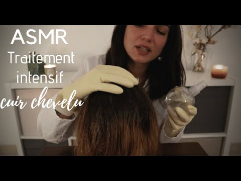 ASMR ROLEPLAY * Diagnostic et traitement cuir chevelu * Gants / Soins