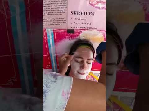 Perfecta depilación de rostro 🪡 *Solo 1 dólar * #shorts #threading #face