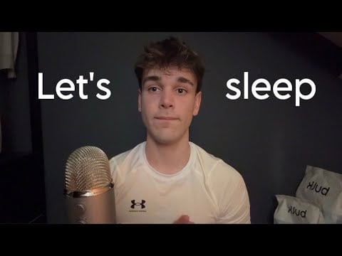 If nothing else works, watch this (ASMR close-up + black screen)
