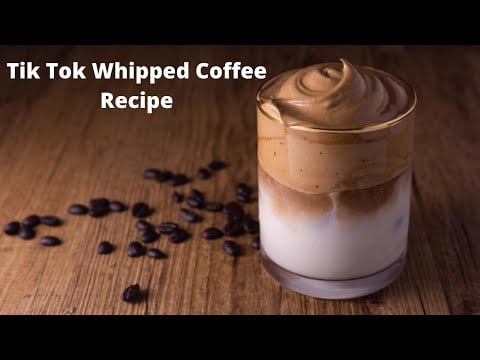 ASMR Making Whipped Coffee, Dalgona Coffee (Mixing Triggers)