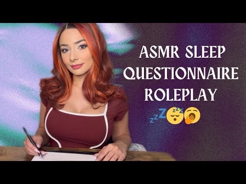 ASMR Sleep 💤 Questionnaire RP (Soft Spoken, Writing ✍️ Sounds)