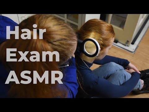 * ASMR * Hair check / Scalp check / Brushing / Real Person / Unintentional