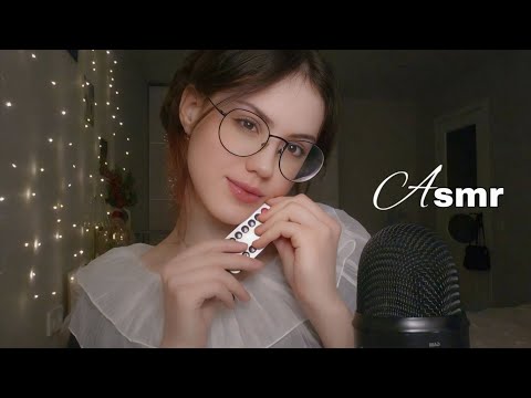 АСМР липкий таппинг подушечками / быстренький темп ☕
