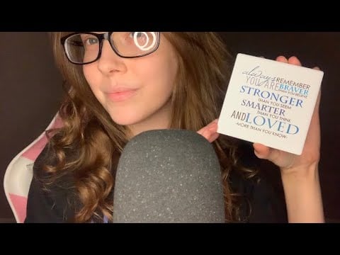 ASMR Tapping On A Quote Plaque | No Talking